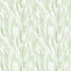 Abstract pattern with light green and white brush strokes creating a textured, feather-like appearance.