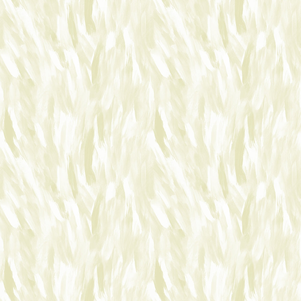 Abstract pattern with light beige brushstrokes on a white background, creating a textured and flowing appearance.