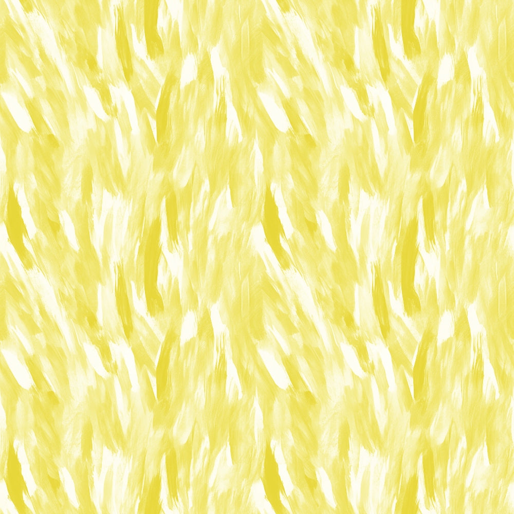 Abstract pattern with bright yellow and white brushstrokes, creating a textured, dynamic background.