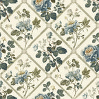 Heirloom Trellis Blooms Pattern 2 Minky Fabric