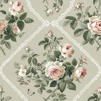 Heirloom Trellis Blooms Pattern 8 Minky Fabric