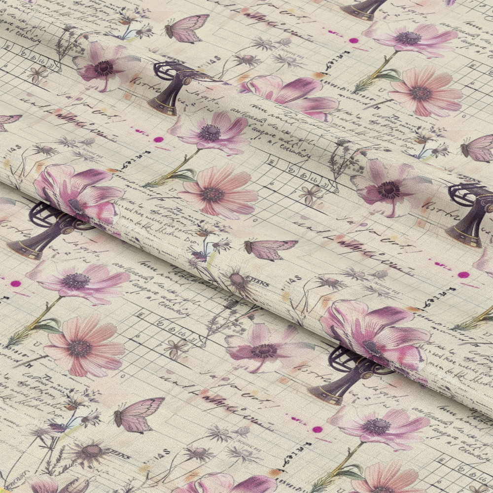 Sewing Journal Pattern 2 Quilting Cotton Fabric