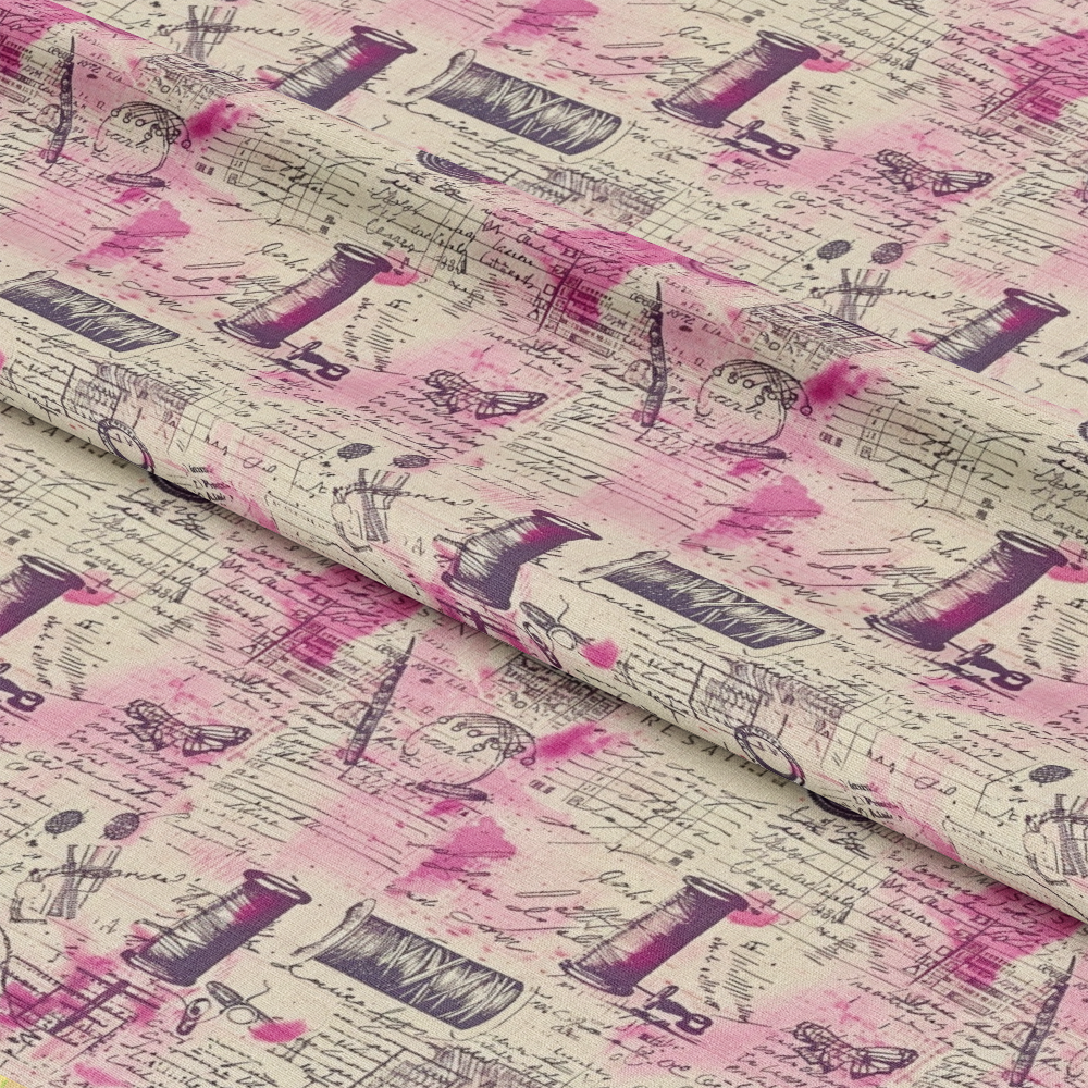 Sewing Journal Pattern 7 Quilting Cotton Fabric