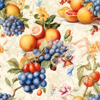 Sicilian Garden Pattern 6 Minky Fabric