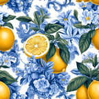 Sicilian Garden Pattern 7 Minky Fabric