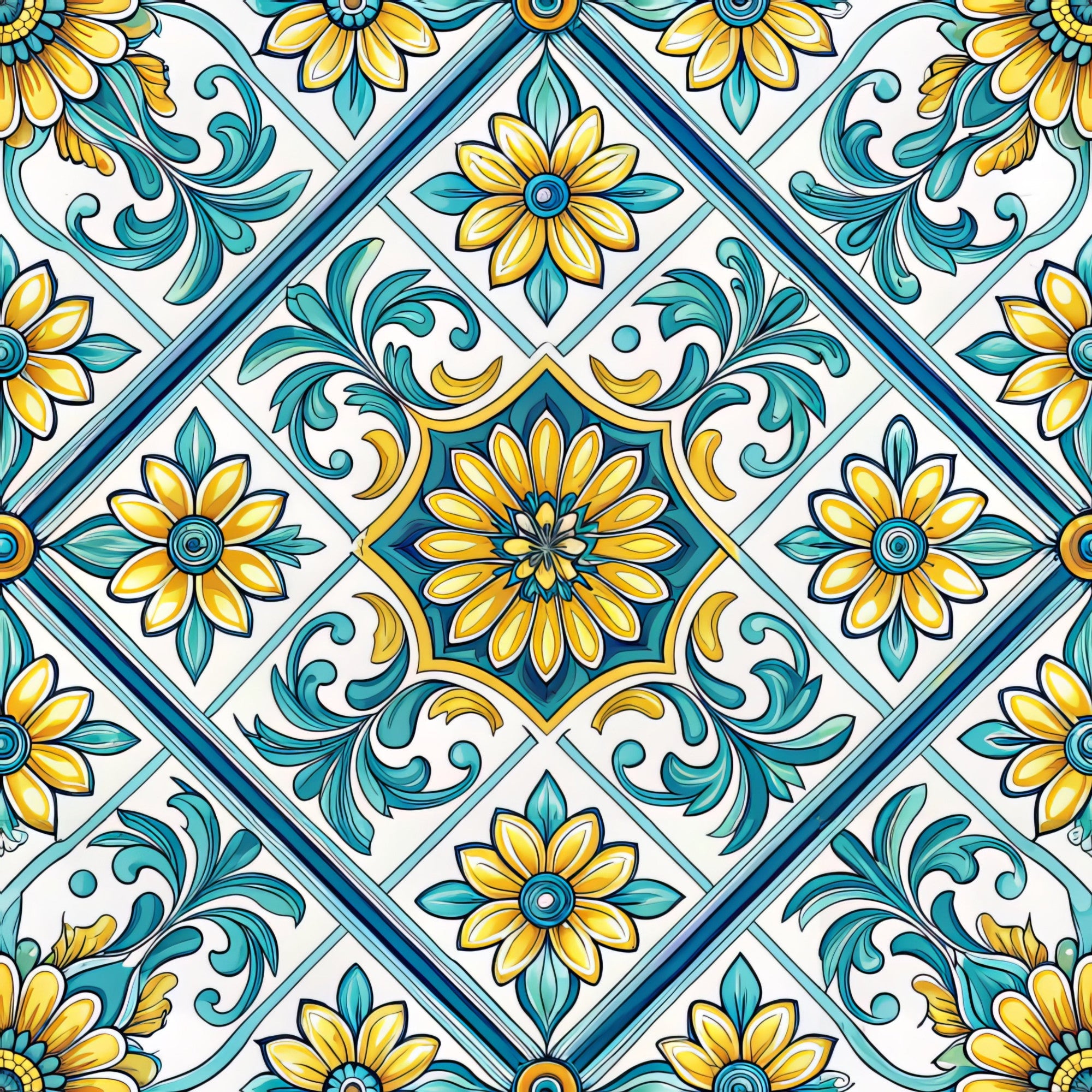 Amalfi Citrus Pattern 11 Minky Fabric