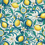 Amalfi Citrus Pattern 3 Minky Fabric
