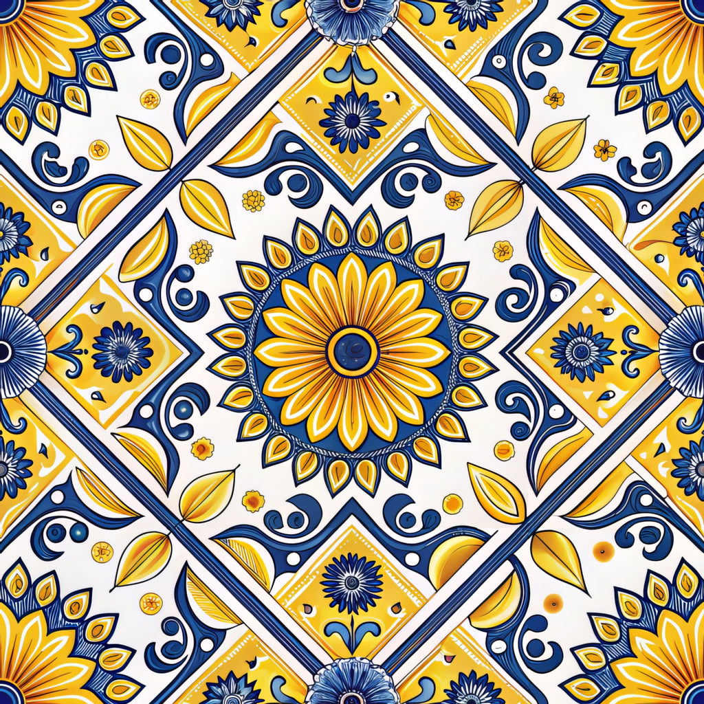 Amalfi Citrus Pattern 5 Minky Fabric