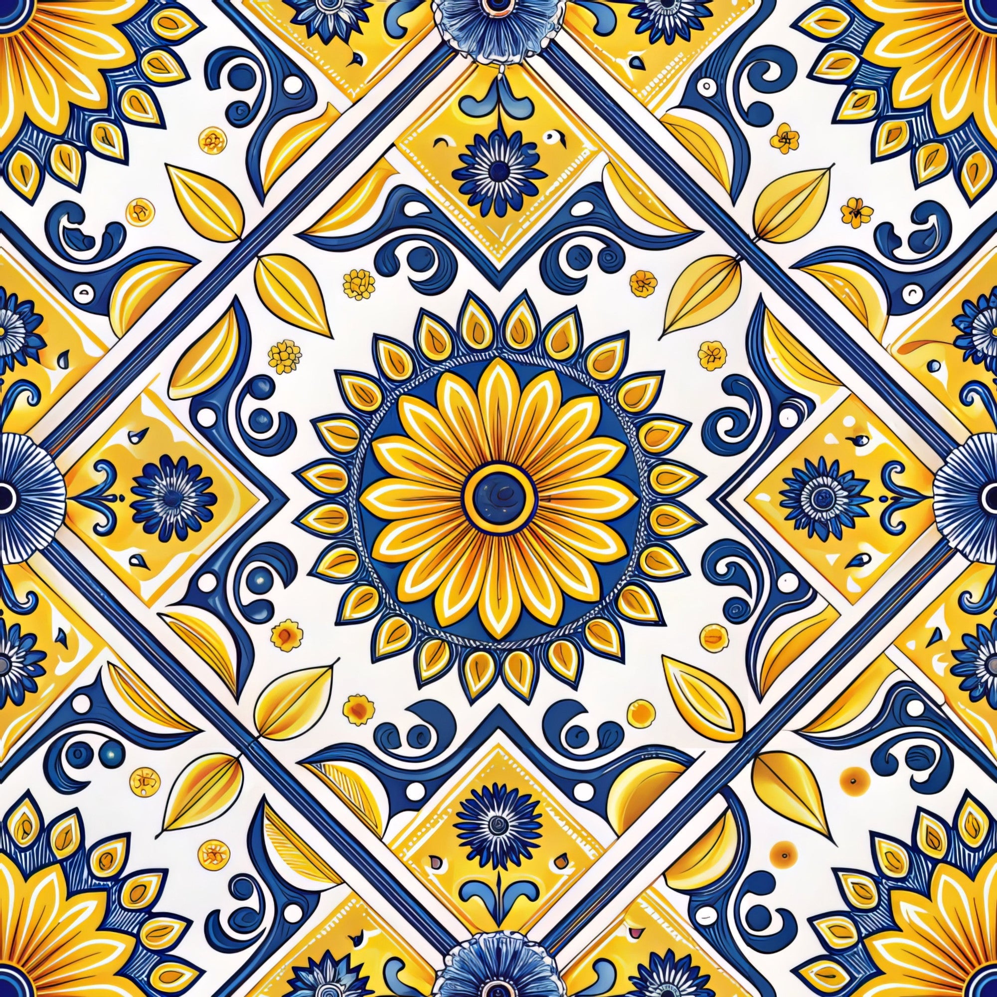 Amalfi Citrus Pattern 5 Minky Fabric