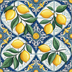 Amalfi Citrus Pattern 7 Minky Fabric