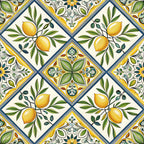 Amalfi Citrus Pattern 8 Minky Fabric