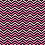 Zigzag pattern with alternating black and pink chevrons on a light pink background.