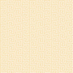 Repeating pattern of beige Greek key motifs on a light cream background.