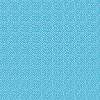 Blue background with a white polka dot pattern covering the entire surface.
