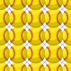 Fastpitch Fever Pattern 13 Minky Fabric