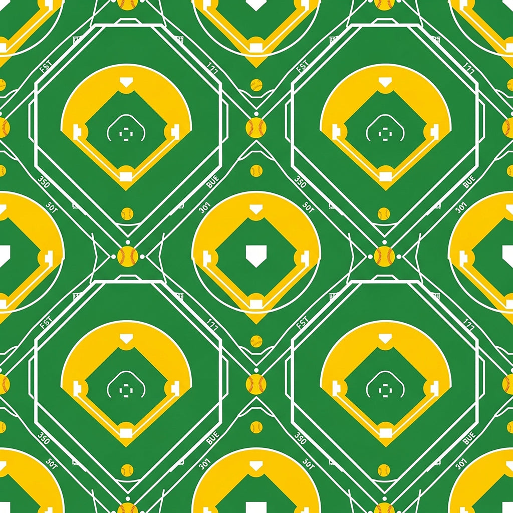 Fastpitch Fever Pattern 14 Minky Fabric