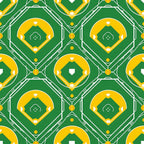 Fastpitch Fever Pattern 14 Minky Fabric