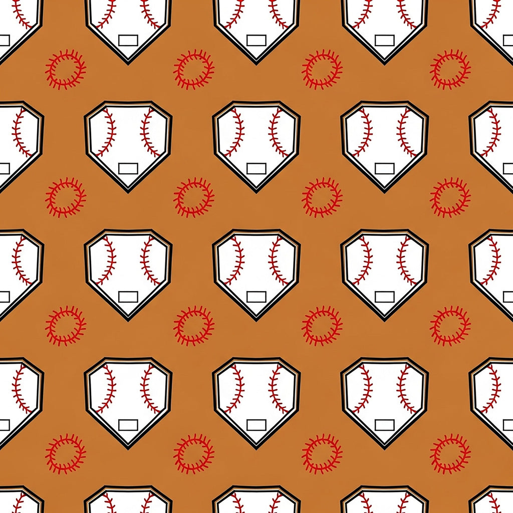 Fastpitch Fever Pattern 17 Minky Fabric
