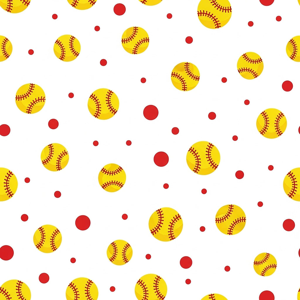 Fastpitch Fever Pattern 18 Minky Fabric