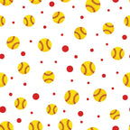 Fastpitch Fever Pattern 18 Minky Fabric