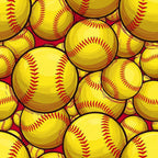 Fastpitch Fever Pattern 21 Minky Fabric