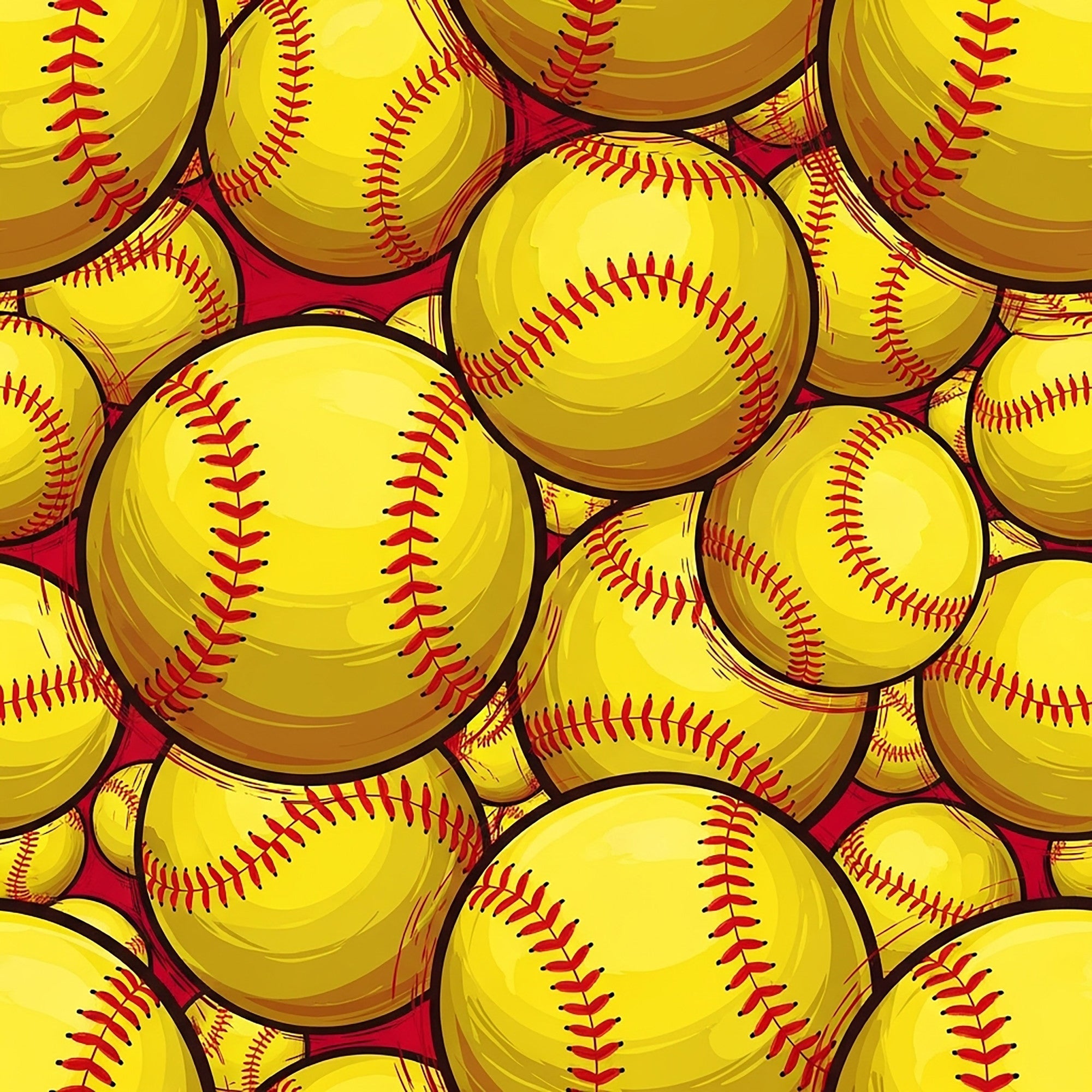 Fastpitch Fever Pattern 21 Minky Fabric