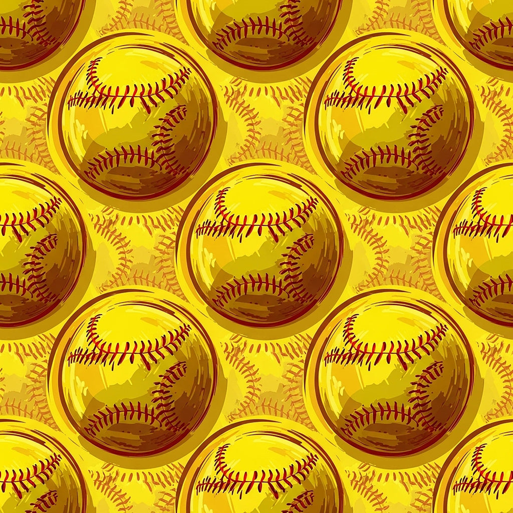 Fastpitch Fever Pattern 22 Minky Fabric