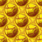 Fastpitch Fever Pattern 22 Minky Fabric