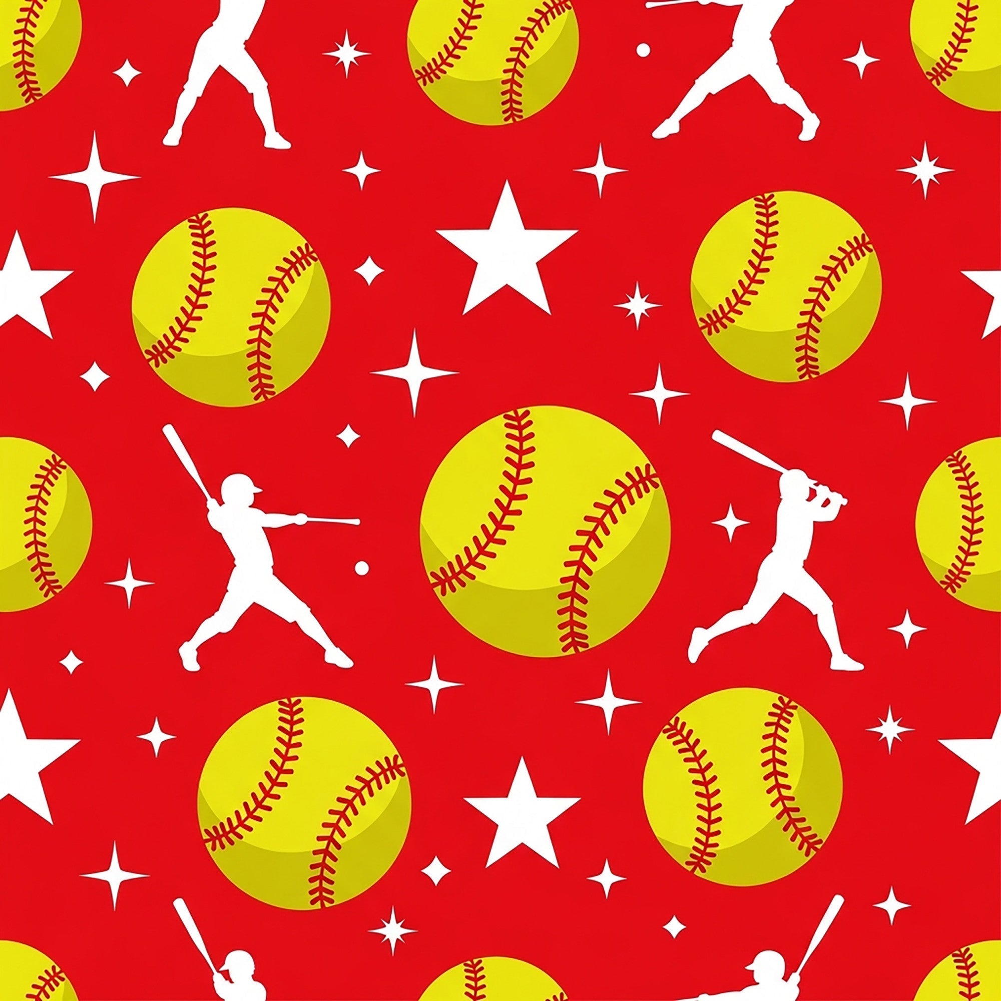 Fastpitch Fever Pattern 23 Minky Fabric