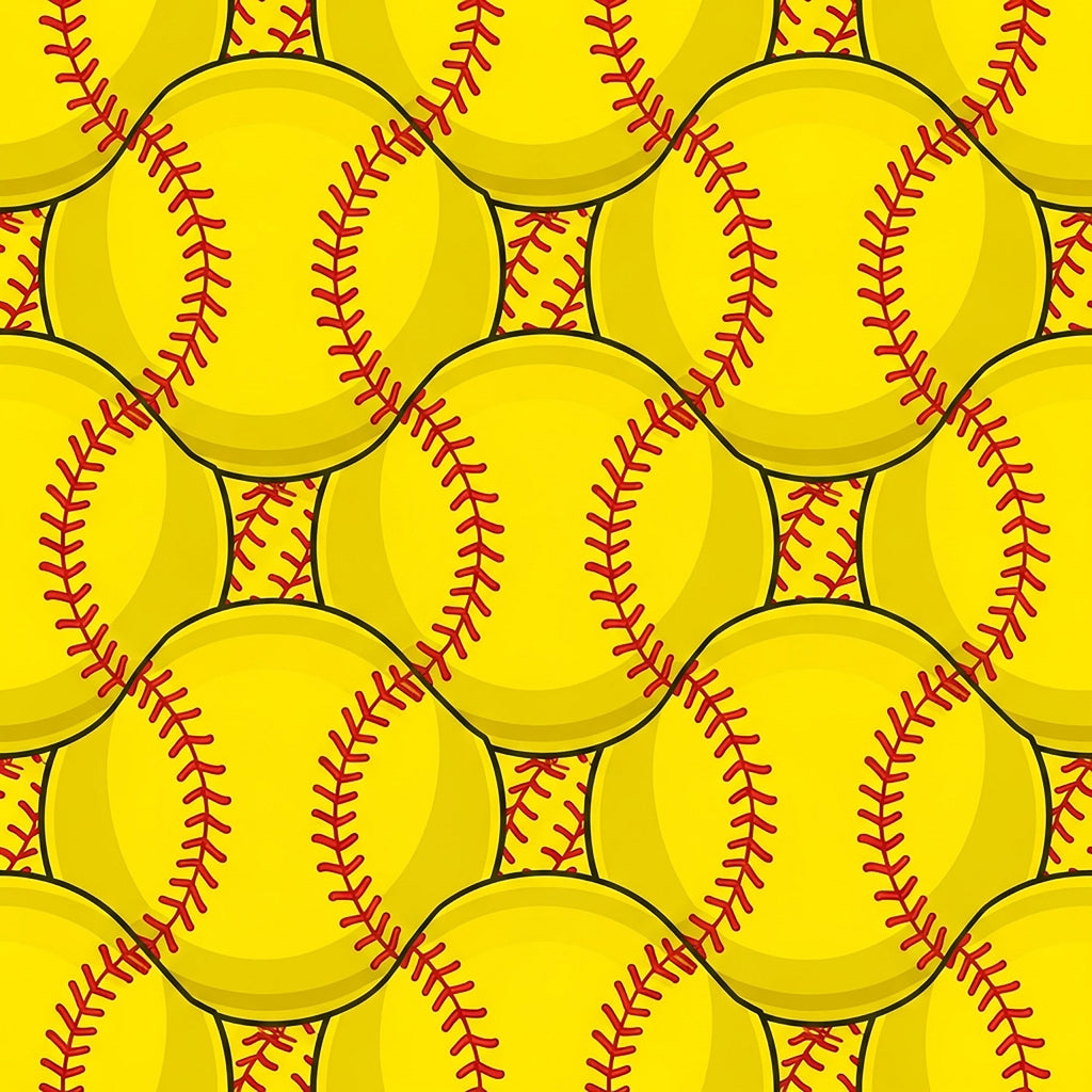 Fastpitch Fever Pattern 24 Minky Fabric