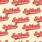 Fastpitch Fever Pattern 26 Minky Fabric