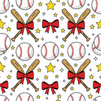 Fastpitch Fever Pattern 4 Minky Fabric