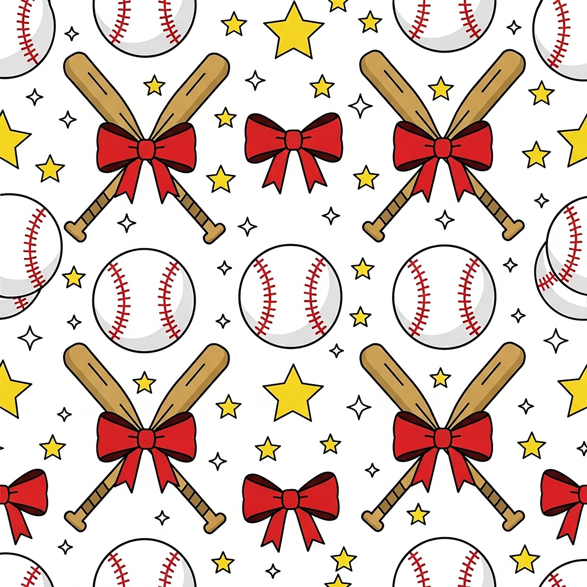 Fastpitch Fever Pattern 4 Minky Fabric