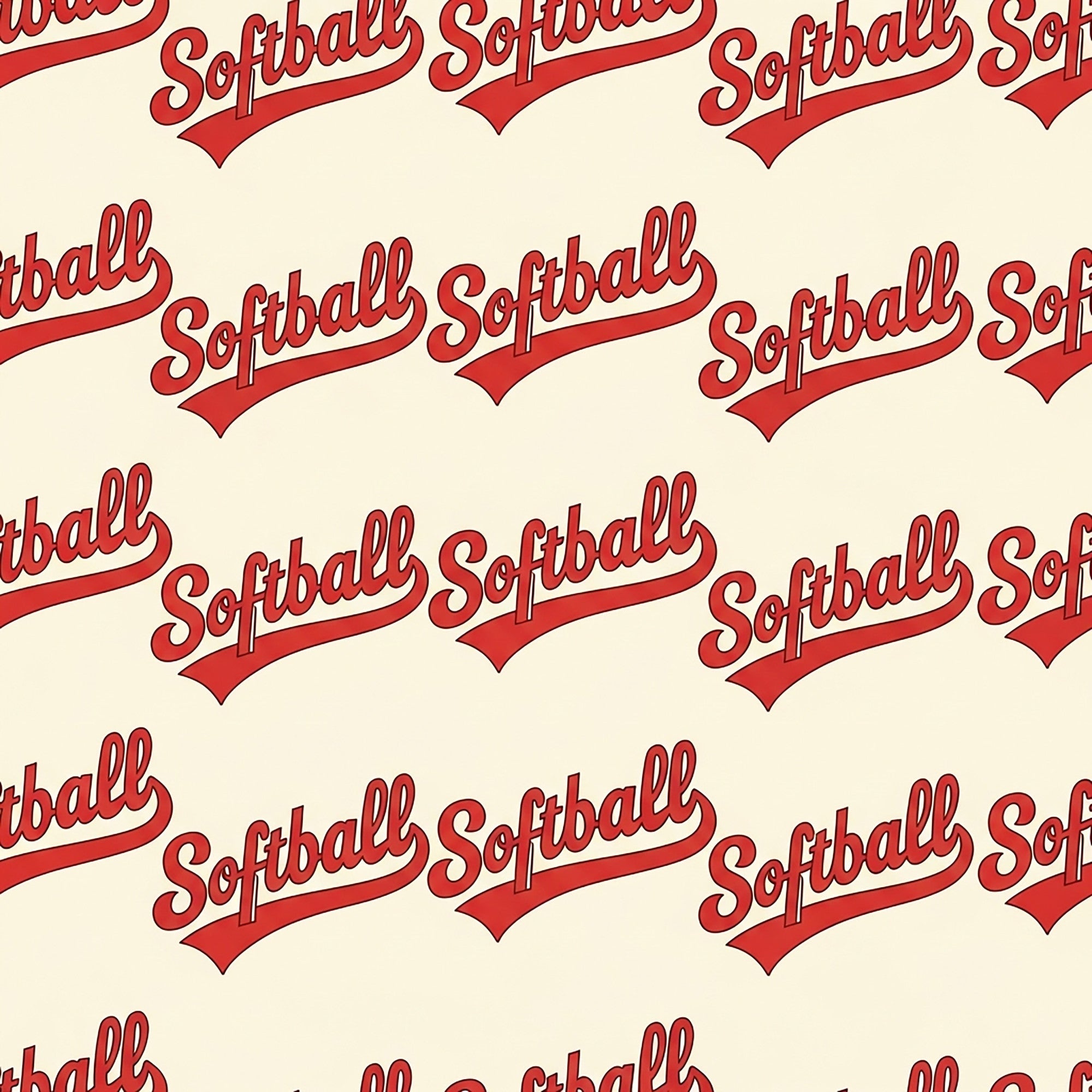 Fastpitch Fever Pattern 5 Minky Fabric