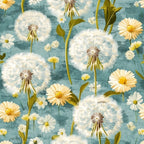 Spring Dandelions Pattern 10 Minky Fabric