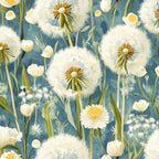 Spring Dandelions Pattern 12 Minky Fabric