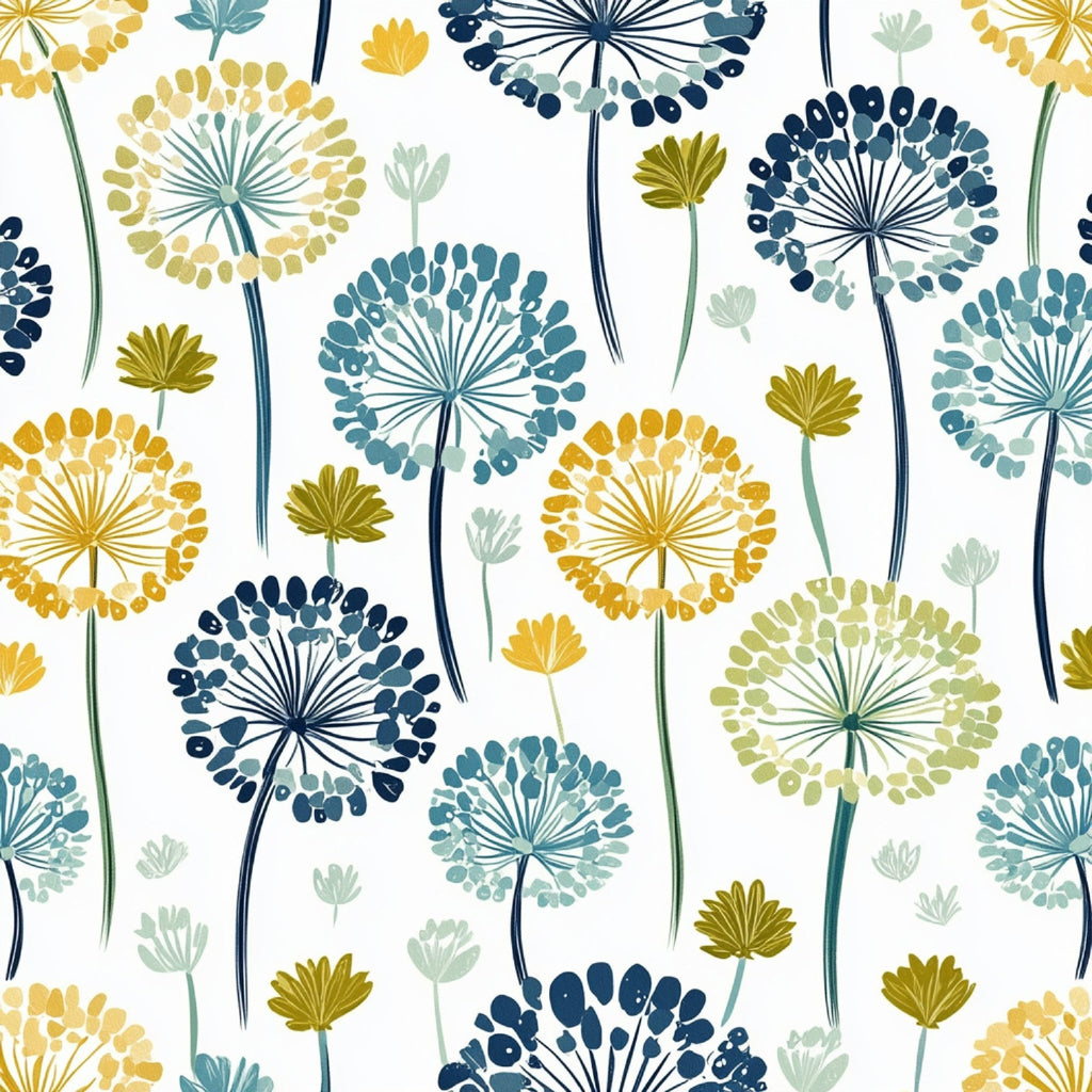 Spring Dandelions Pattern 14 Minky Fabric