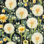 Spring Dandelions Pattern 15 Minky Fabric