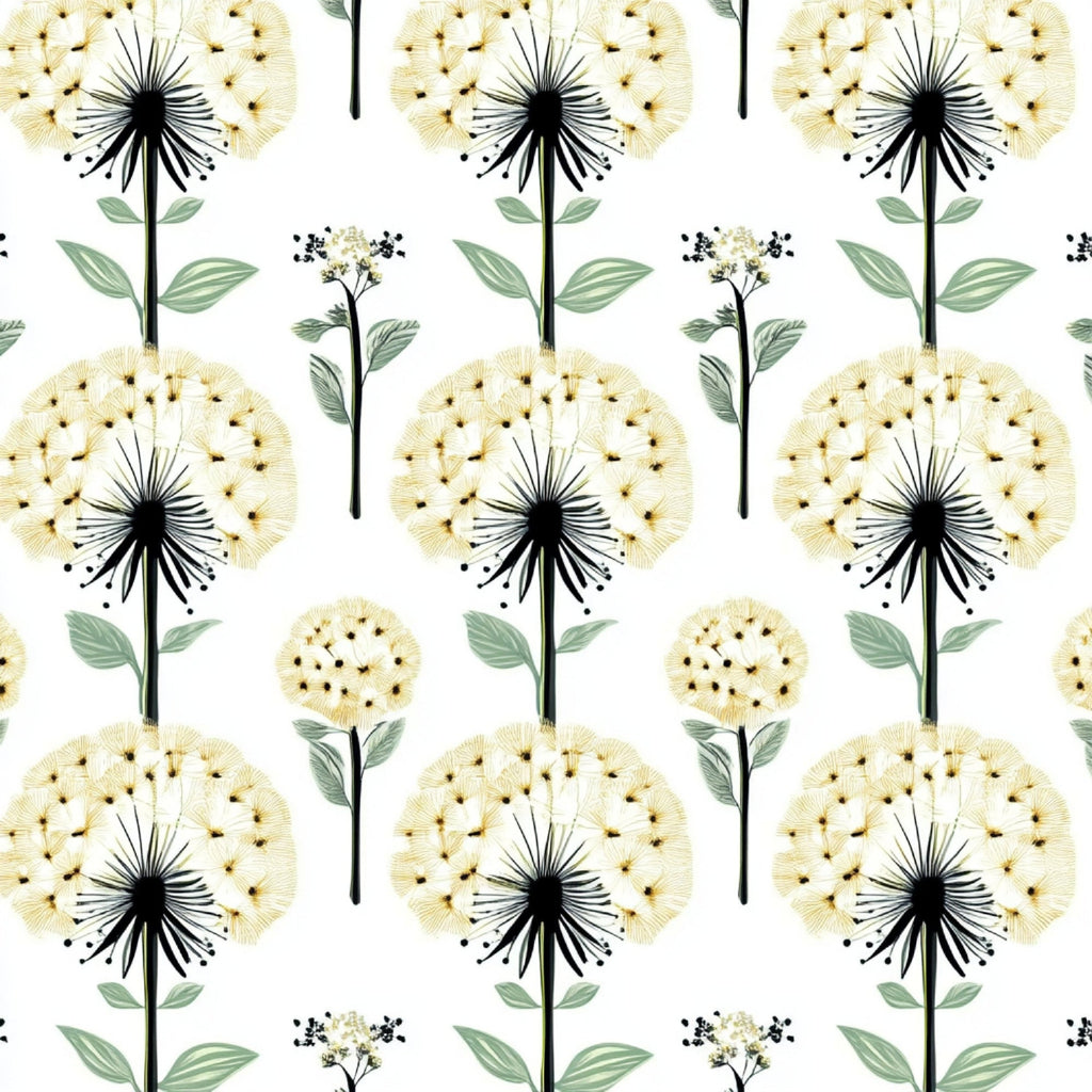 Spring Dandelions Pattern 16 Minky Fabric