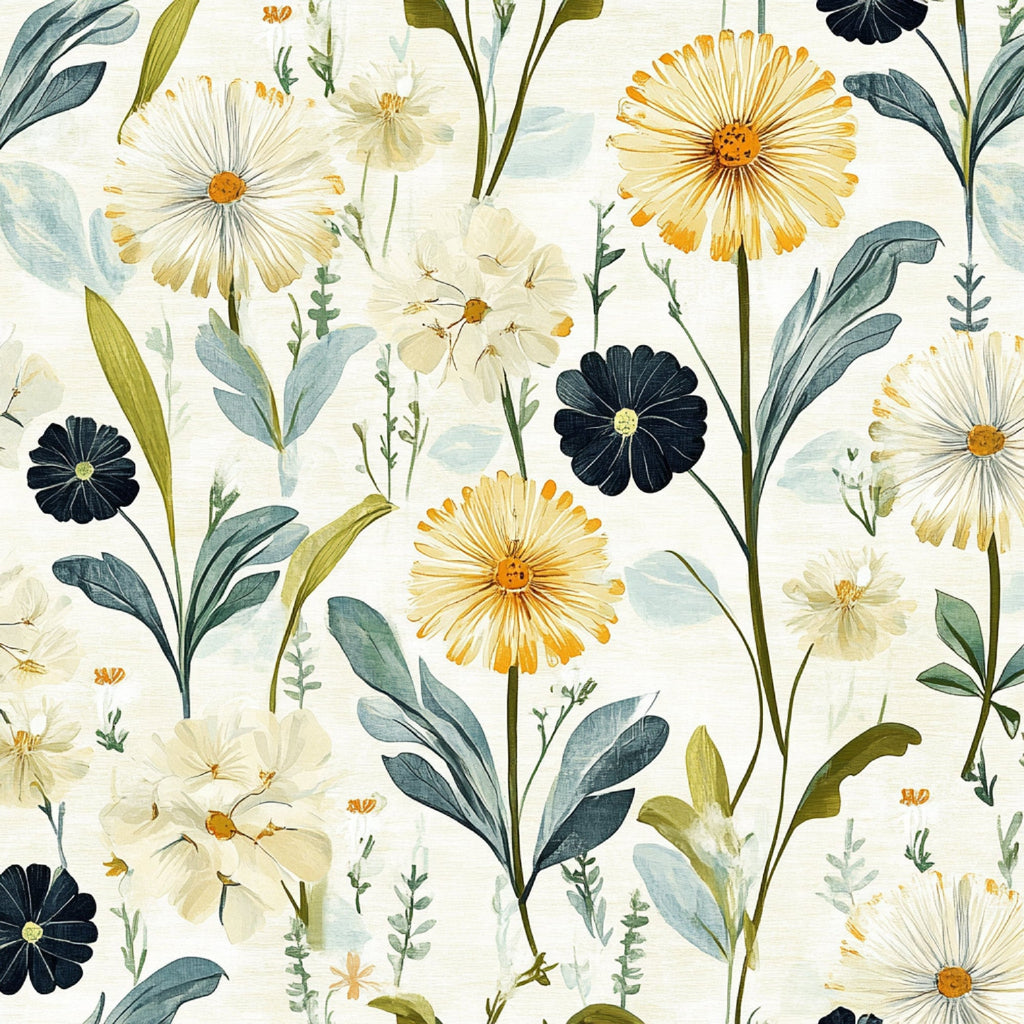 Spring Dandelions Pattern 1 Minky Fabric