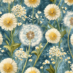 Spring Dandelions Pattern 21 Minky Fabric