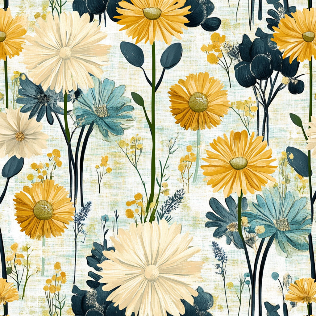 Spring Dandelions Pattern 8 Minky Fabric