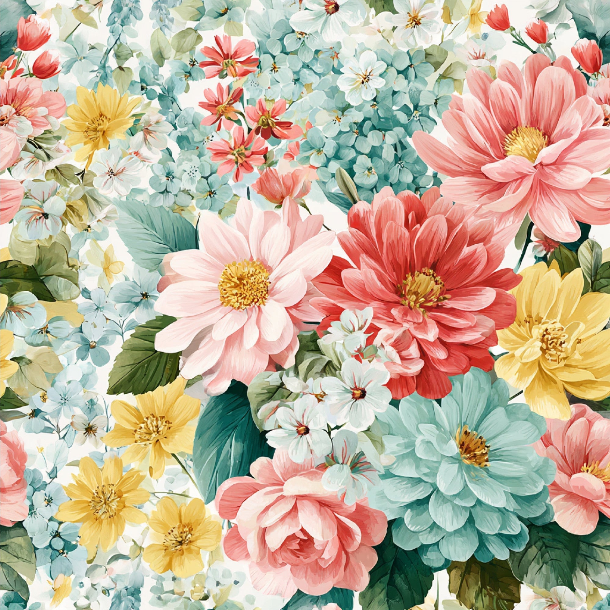 Petal Serenade Pattern 1 Minky Fabric