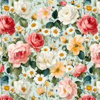 Petal Serenade Pattern 15 Minky Fabric