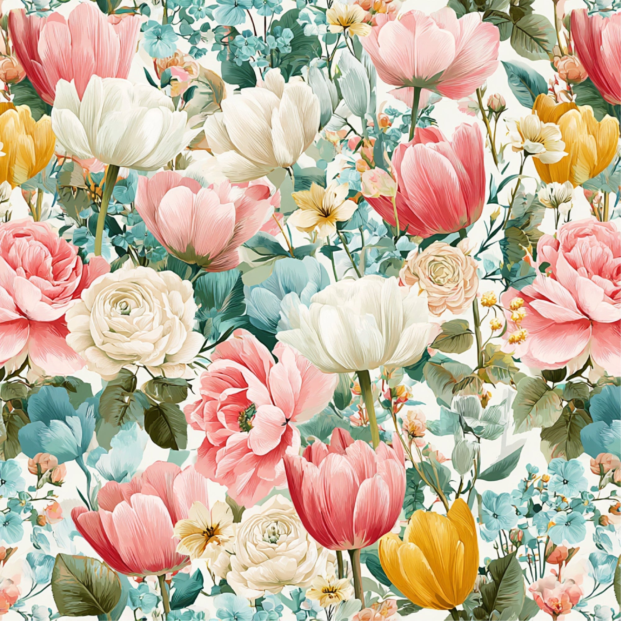 Petal Serenade Pattern 17 Minky Fabric