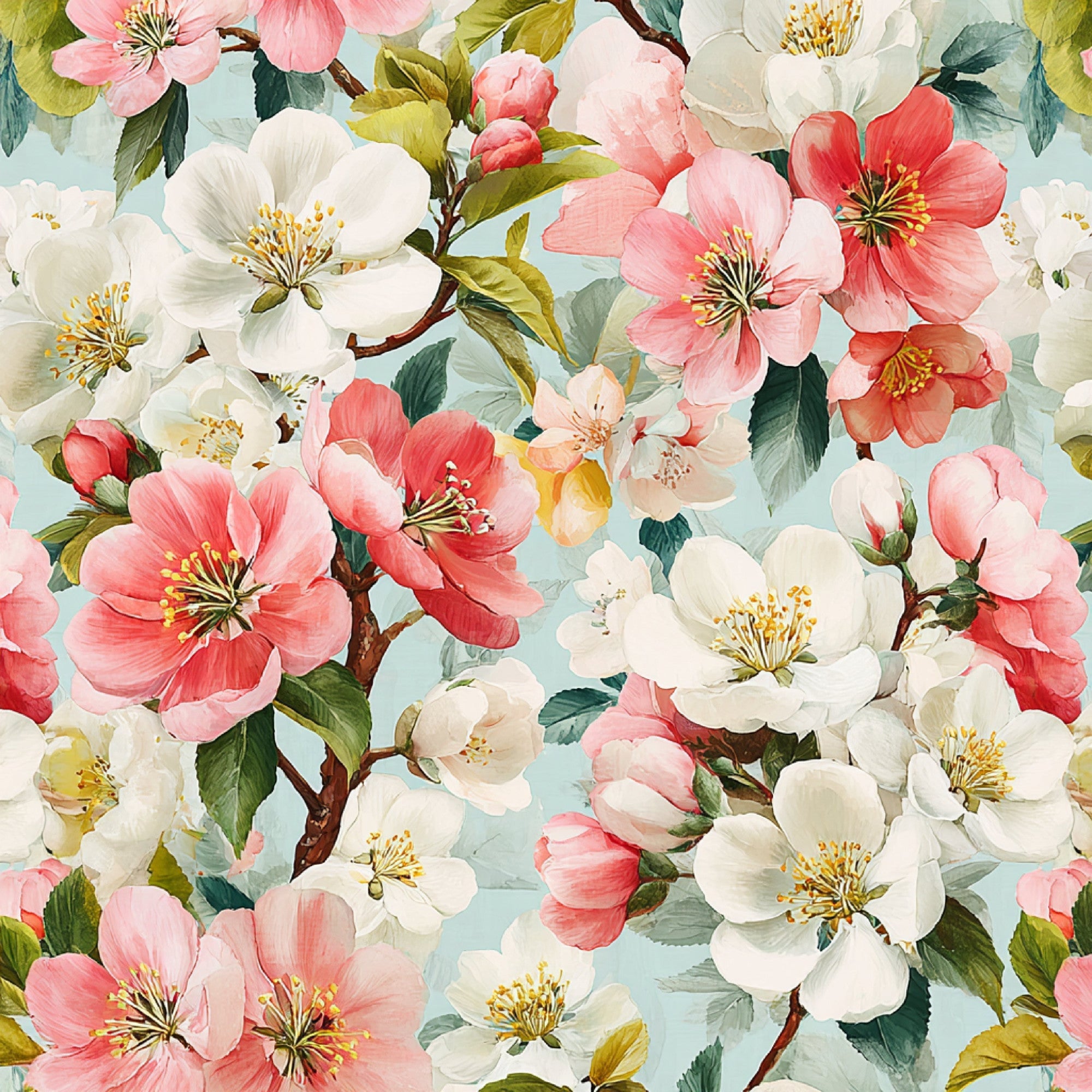 Petal Serenade Pattern 2 Minky Fabric