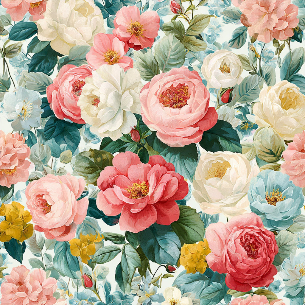 Petal Serenade Pattern 21 Minky Fabric
