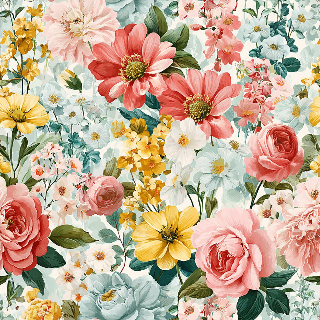 Petal Serenade Pattern 24 Minky Fabric