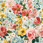 Petal Serenade Pattern 24 Minky Fabric