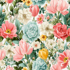 Petal Serenade Pattern 28 Minky Fabric